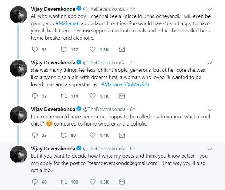 Vijay Deverakonda Twitter