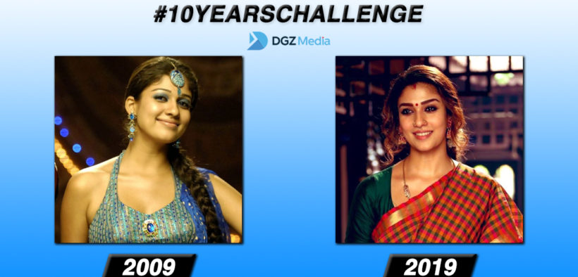 Nayanthara - 10 years challenge