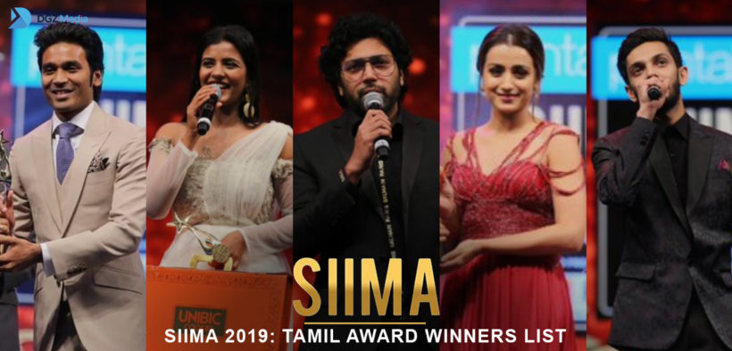 SIIMA 2019 Tamil Award Winners List