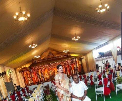 HD Kumarasamy's Son Nikhil Kumaraswamy Wedding Stills (11)