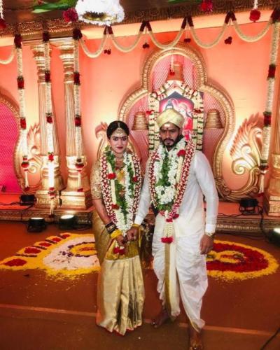 HD Kumarasamy's Son Nikhil Kumaraswamy Wedding Stills (13)