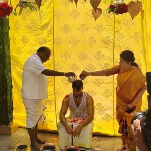 HD Kumarasamy's Son Nikhil Kumaraswamy Wedding Stills (1)