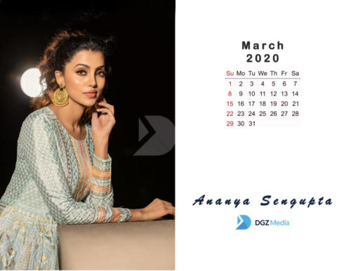 Ananya Sengupta 2020 Calendar - March